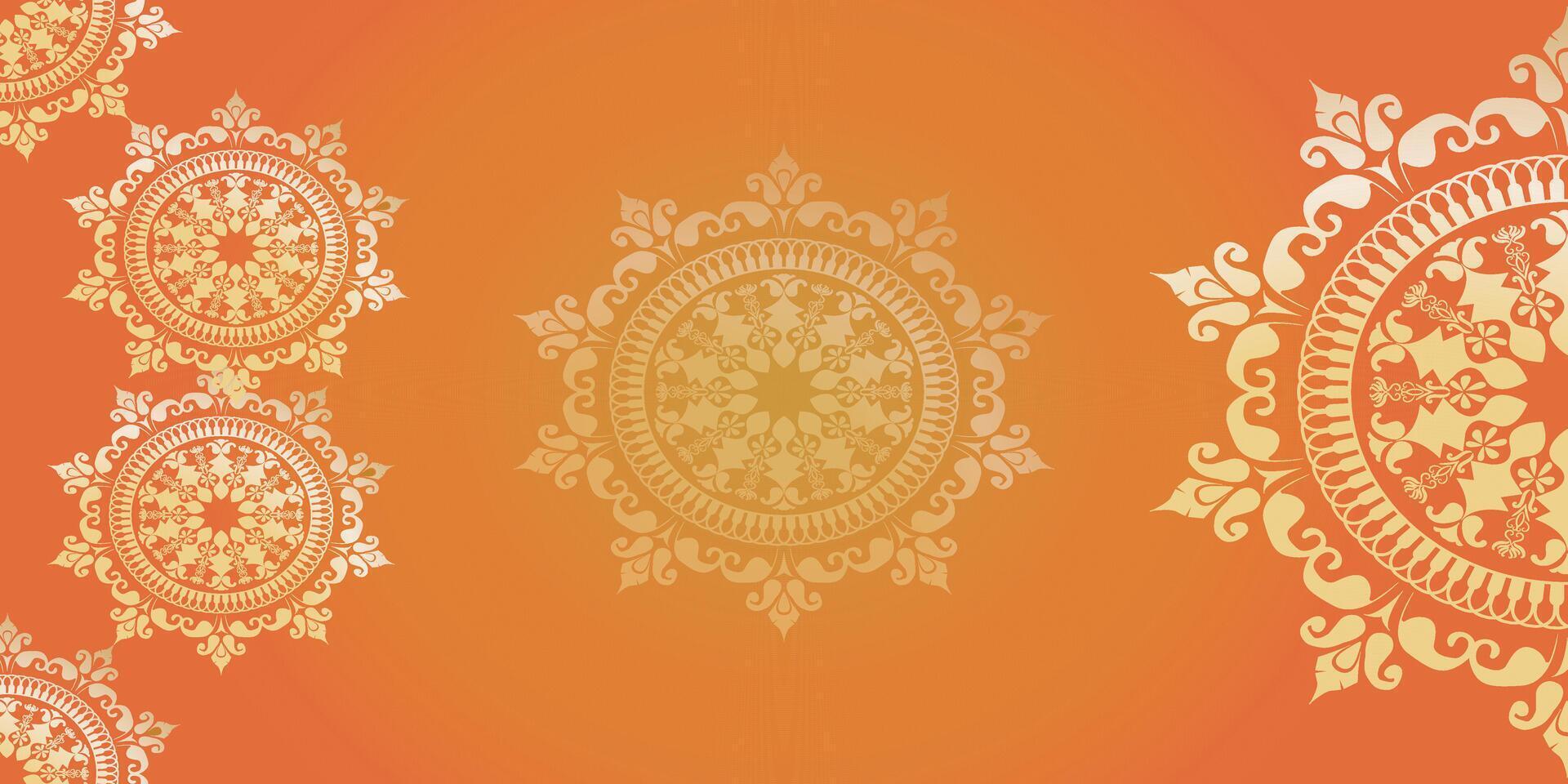 Christmas Card with beautiful decoration. vector