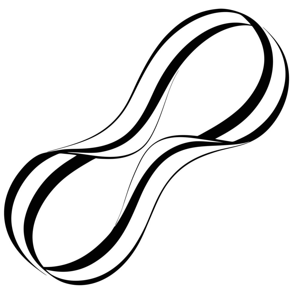 Infinity symbol clipart vector