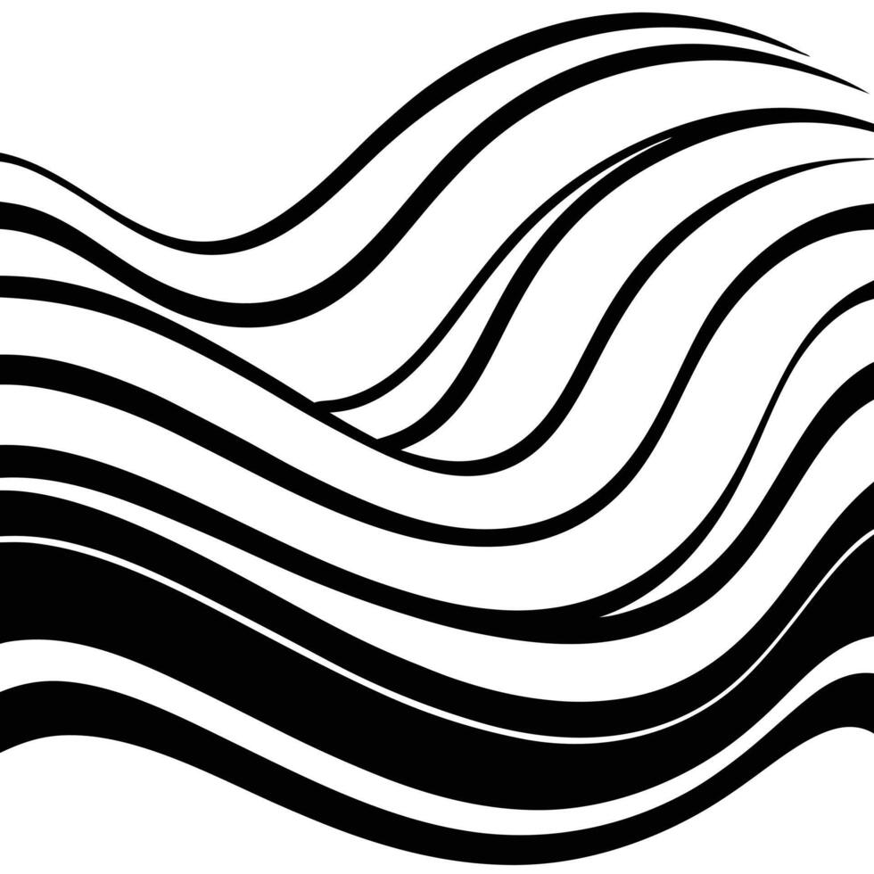 Black and white wave vector