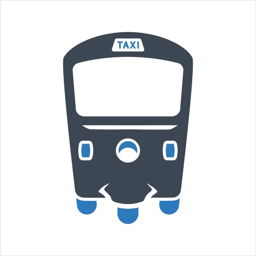 Tuk tuk icon. vector