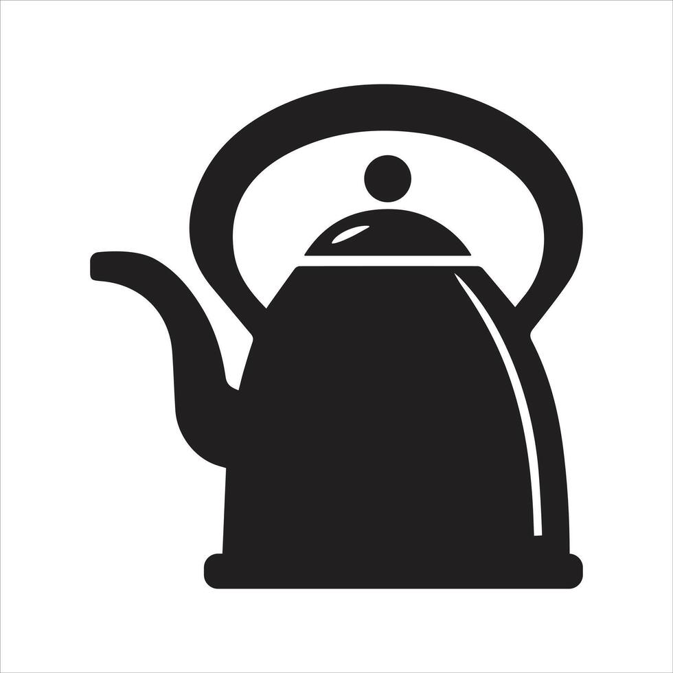 Kettle icon. Electric kettle icon vector