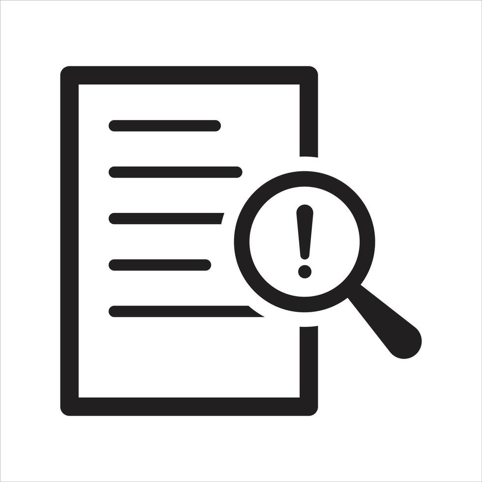 Audit icon. Quality control. Assessment icon vector