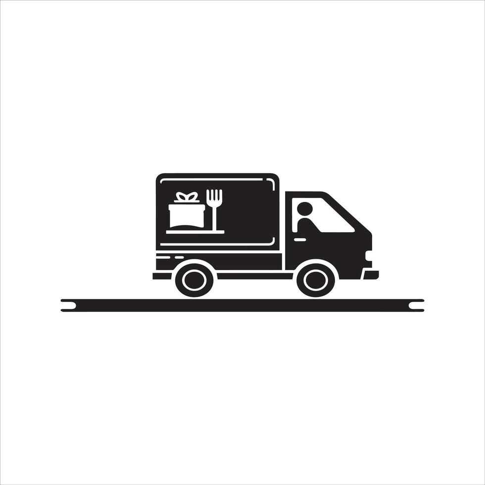 Curbside pickup icon. Order pickup logo vector
