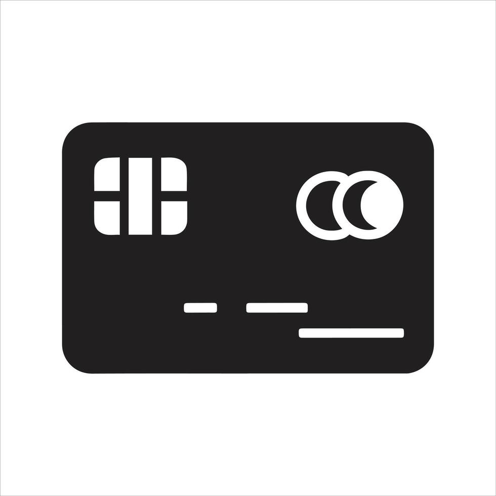 Credit card icon. Payment tool icon vector