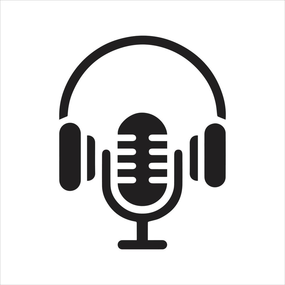 Sound producer icon. Relax, Podcast icon vector