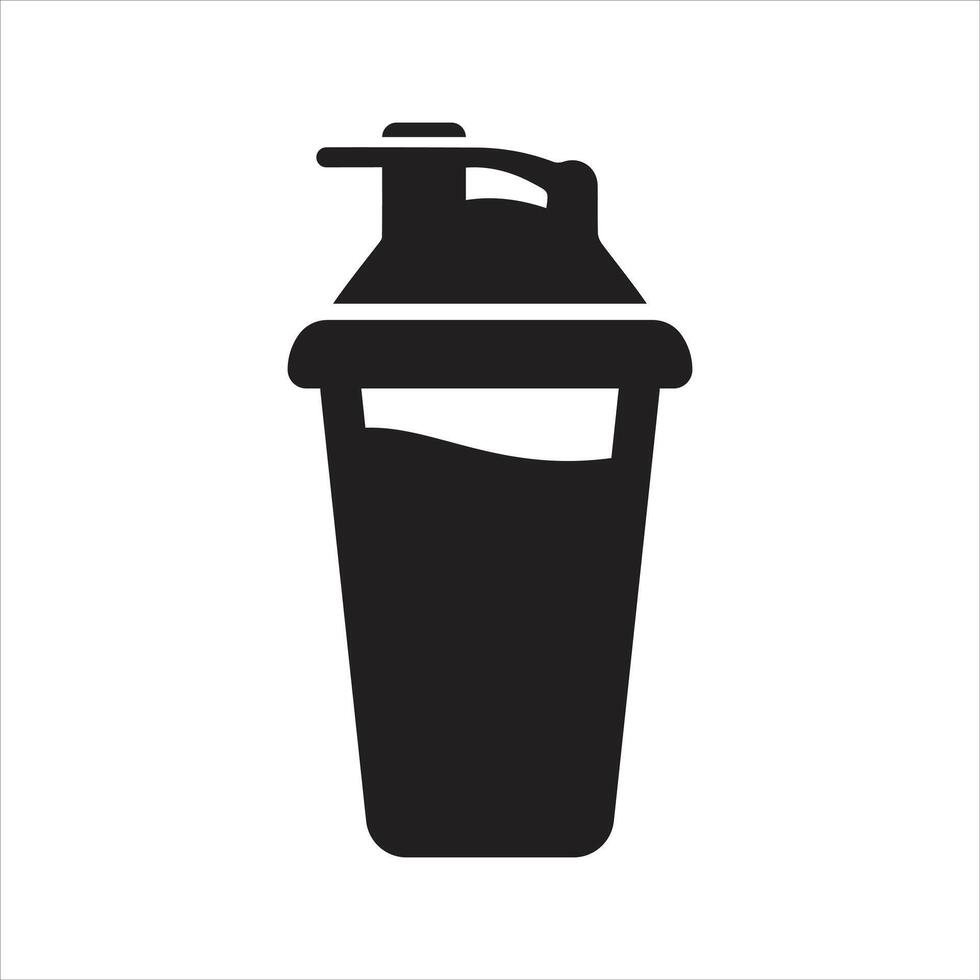 Protein shake icon. Protein powder icon vector