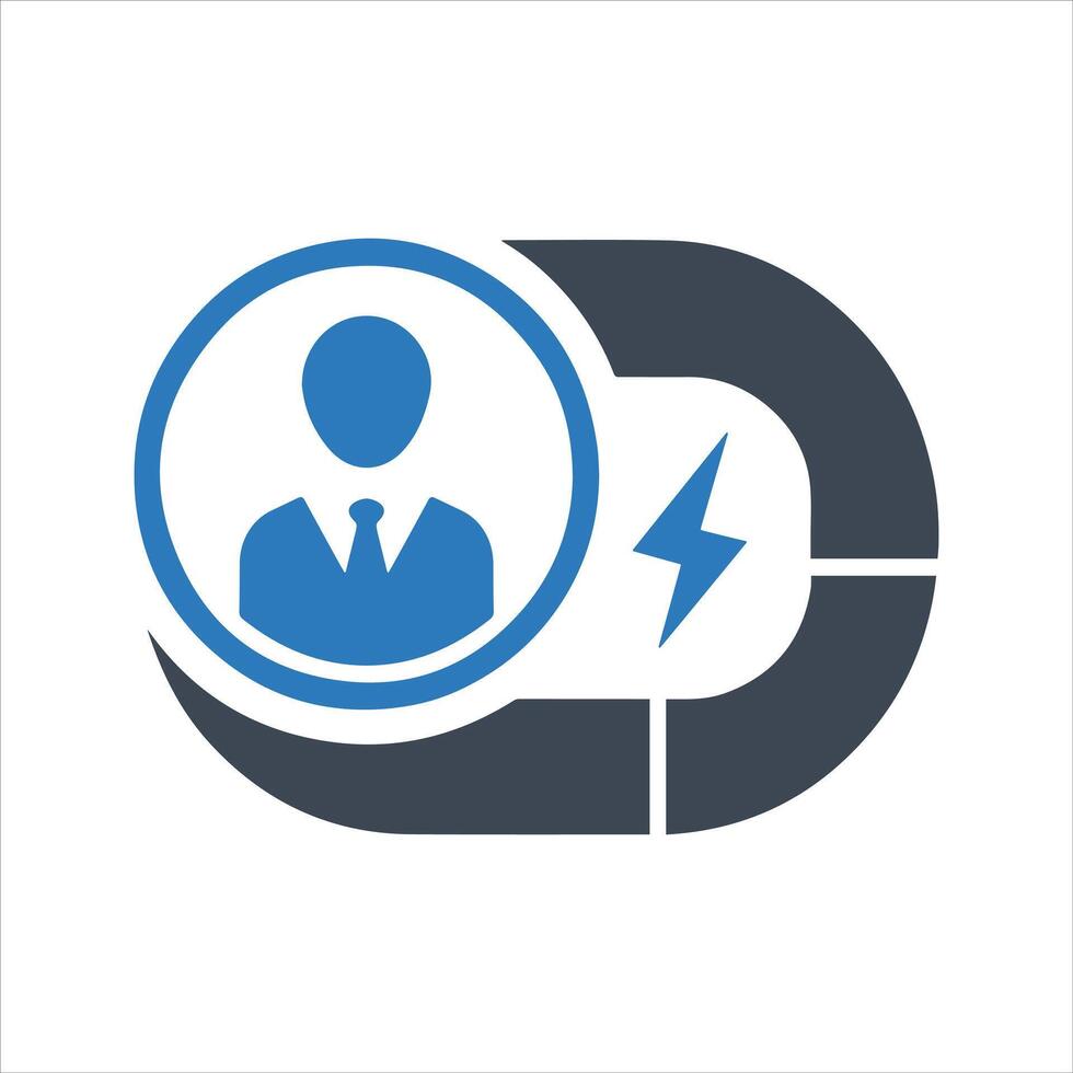 Customer magnet icon vector