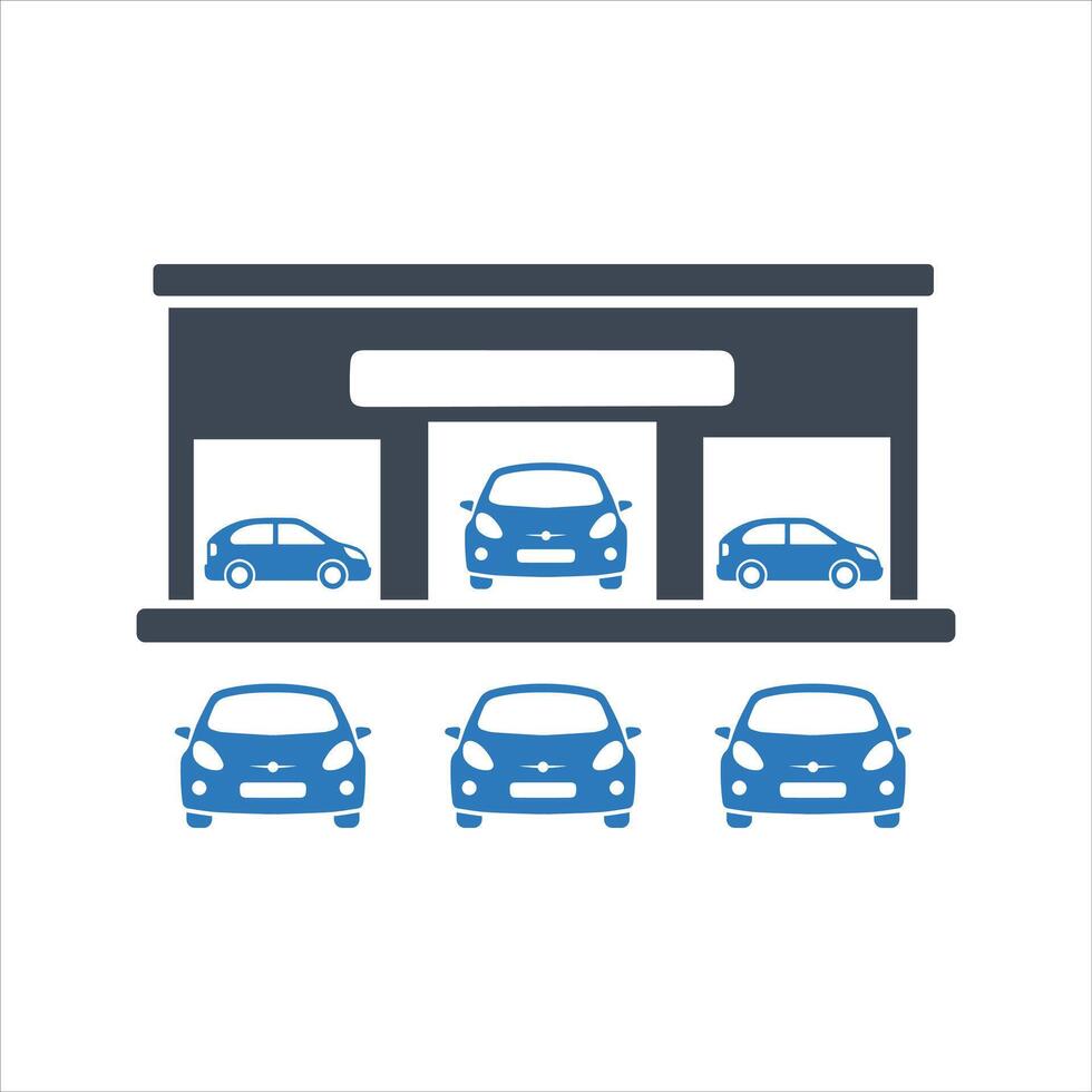 Car dealership icon. New cars icon vector