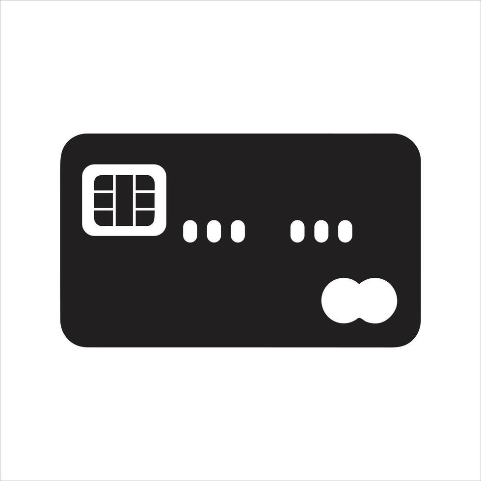 Credit card icon. Payment tool icon vector