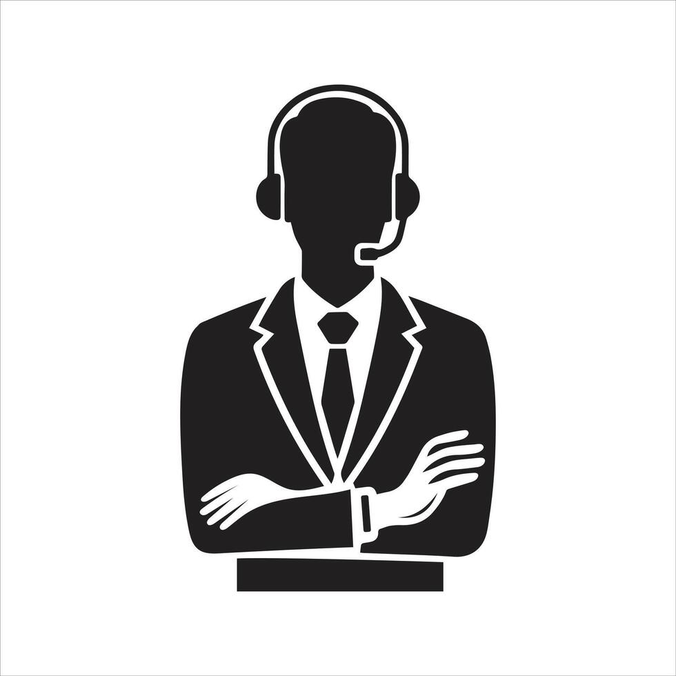 Customer care icon. Customer service icon vector