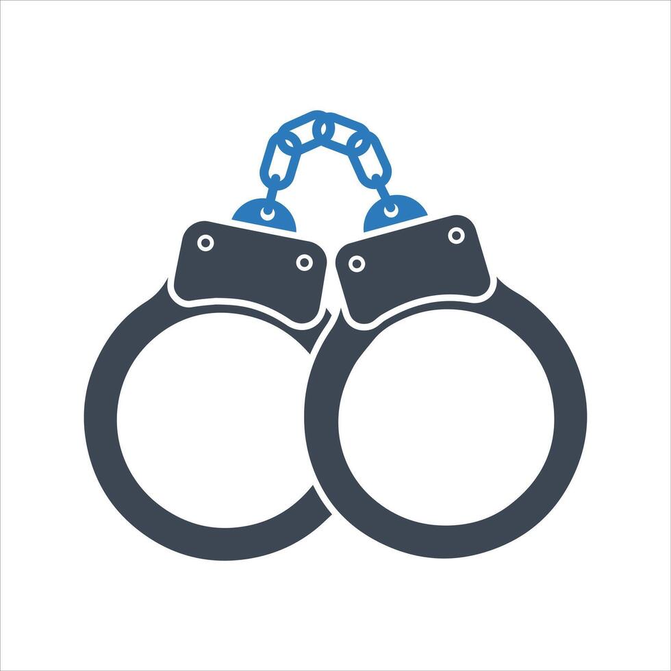 Prisoner. Person in custody icon vector