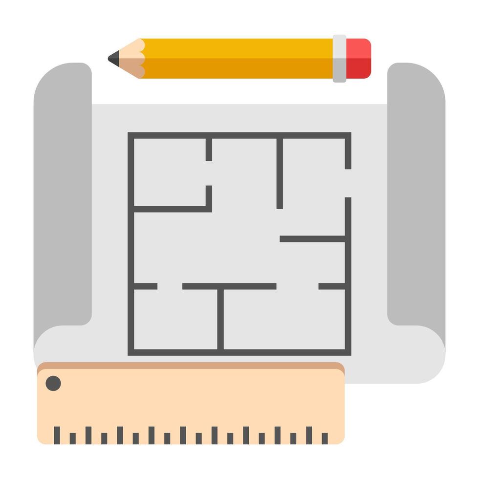 Premium download icon of blueprint vector