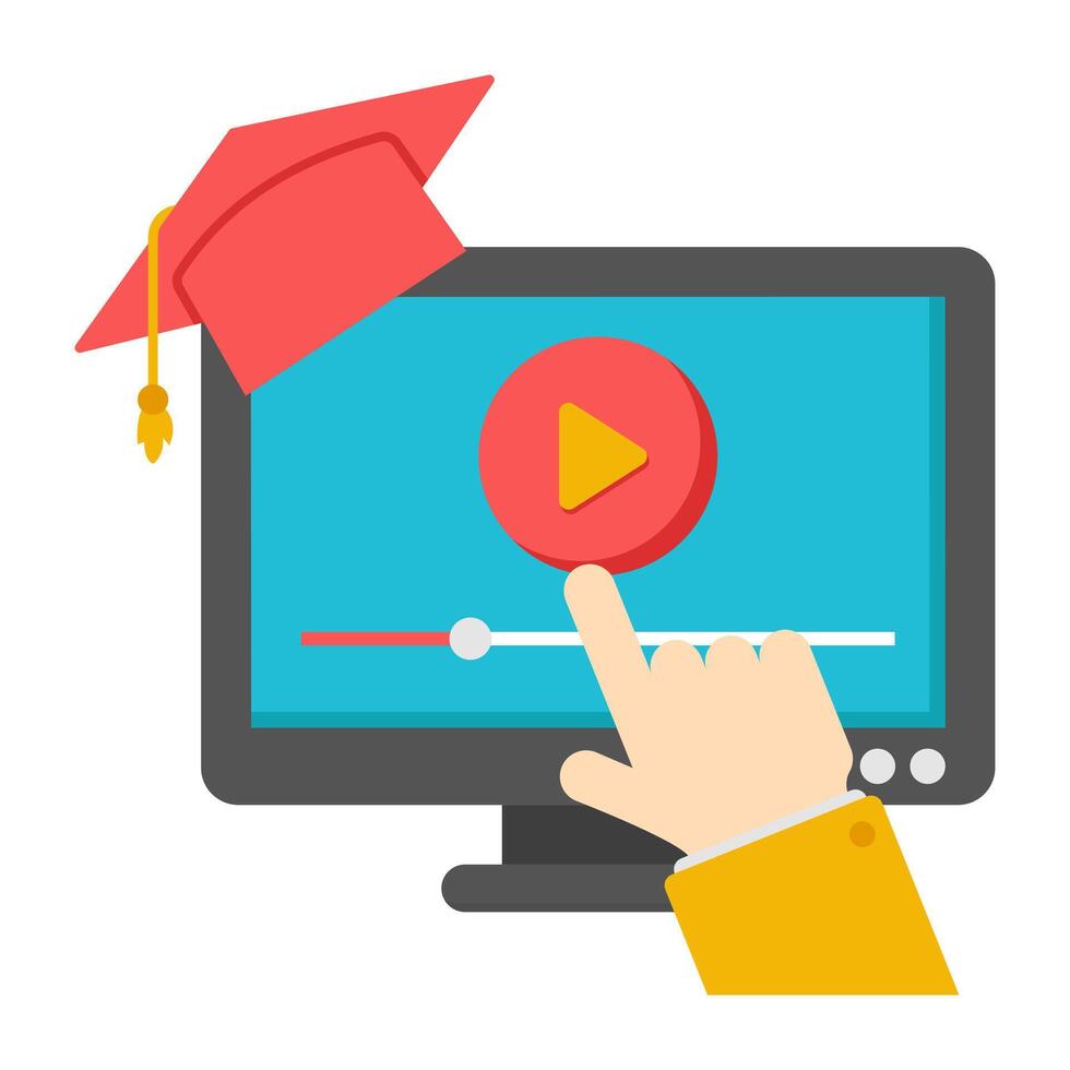 An icon design of education vector