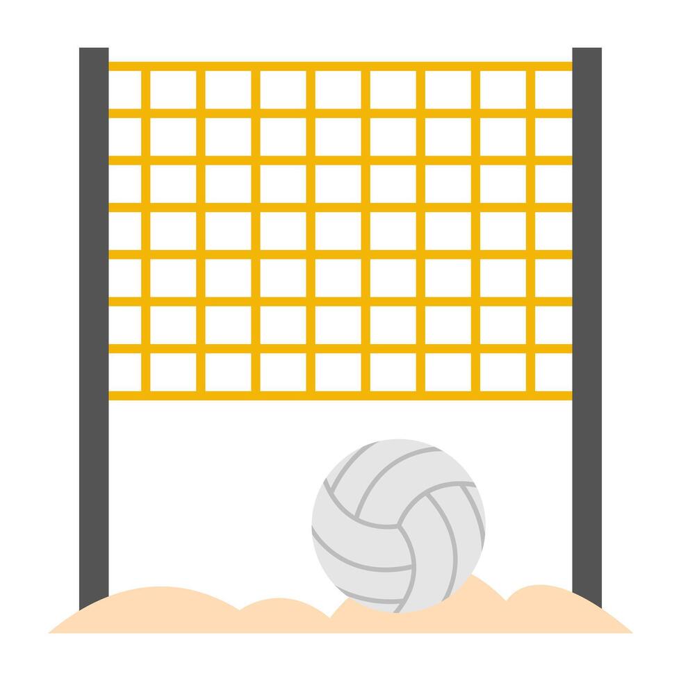 Premium download icon of volleyball game vector