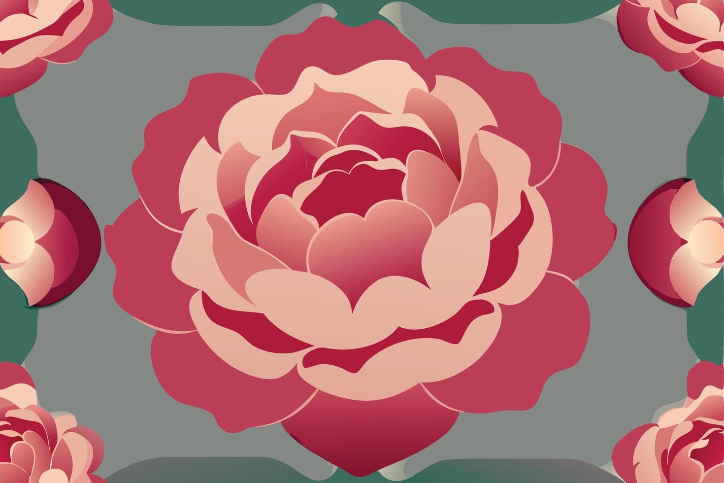 Bold Spring Garden Free of Limits vector