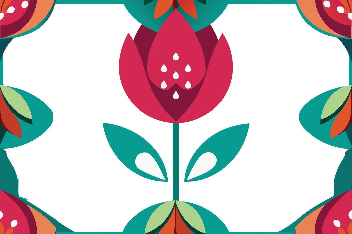 Unyielding Spring Flower Expressions vector