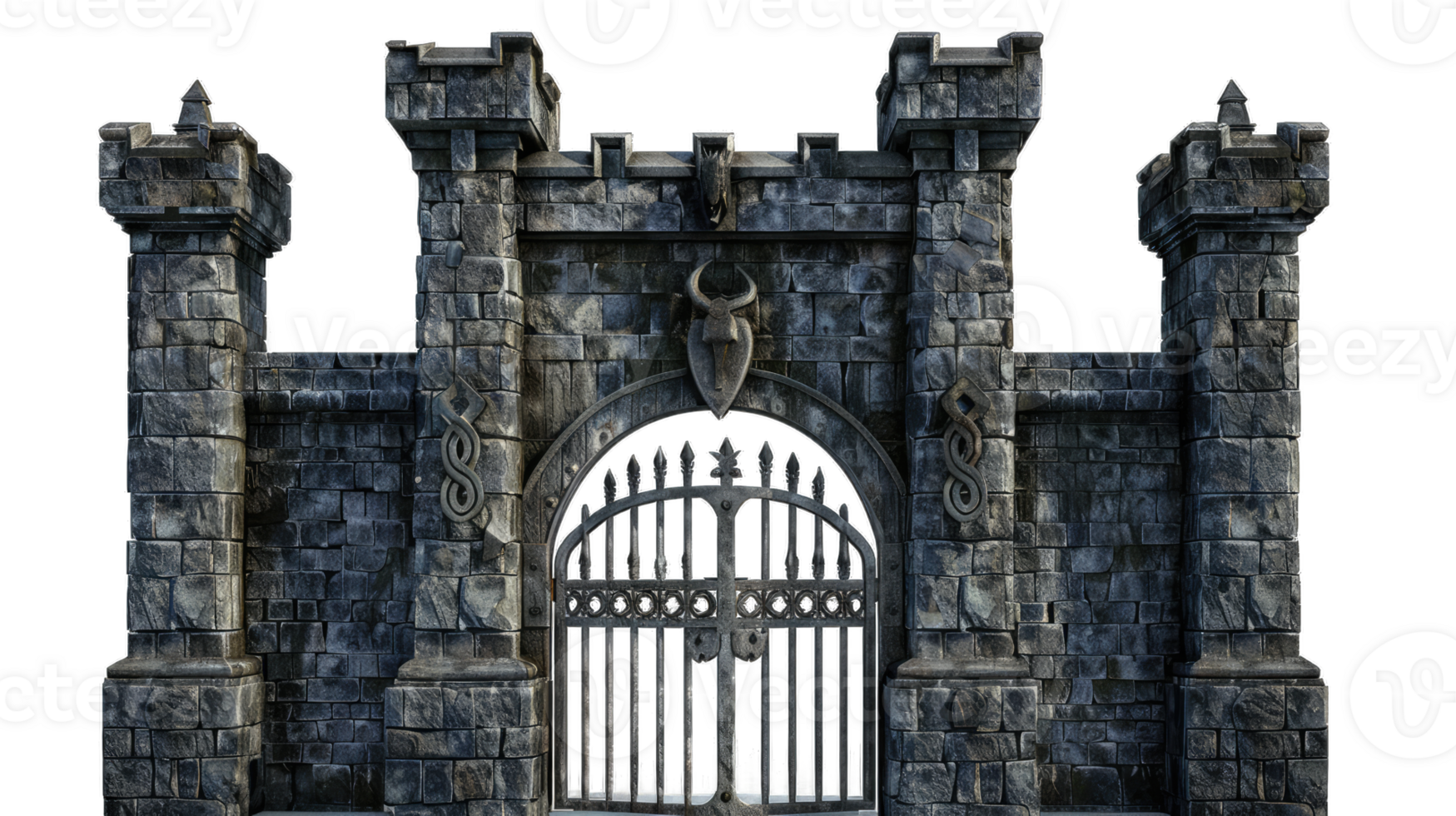 A castle gate with a gate and a gate png
