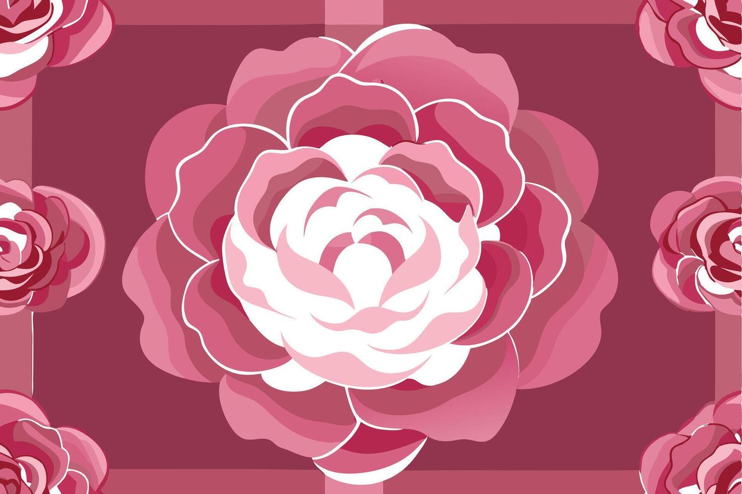 Flower Art of Spring in Full Force vector