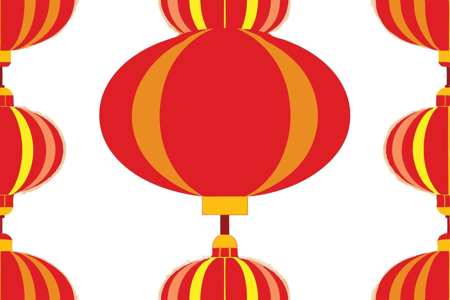 Chinese lanterns clipart vector