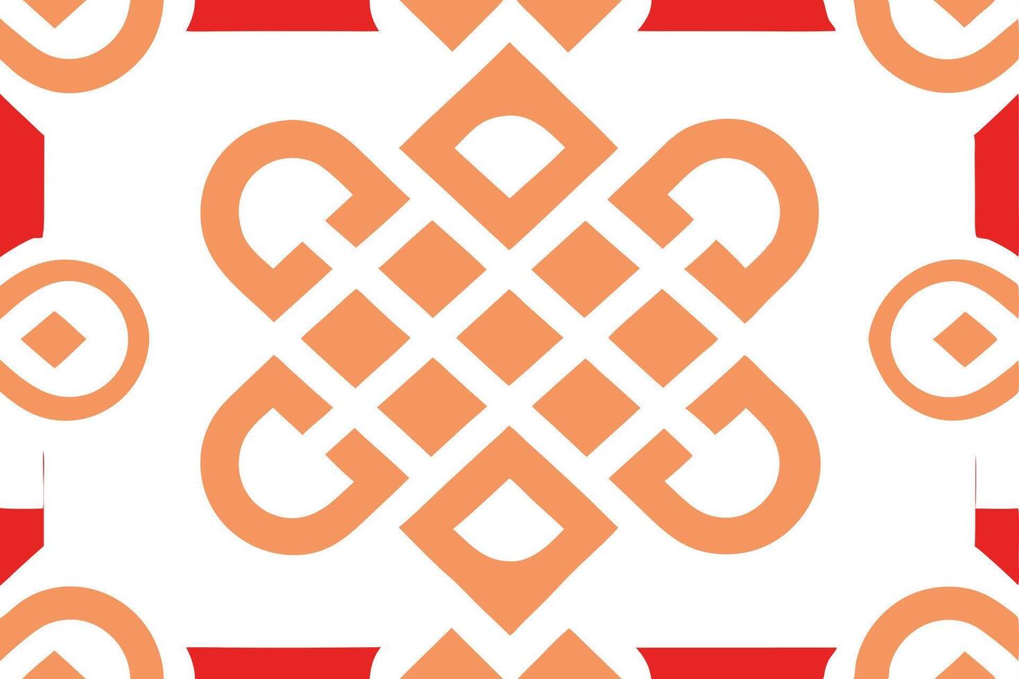An orange and red pattern with a design vector