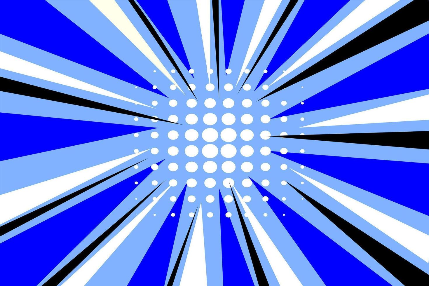 Blue retro comic book abstract background. vector