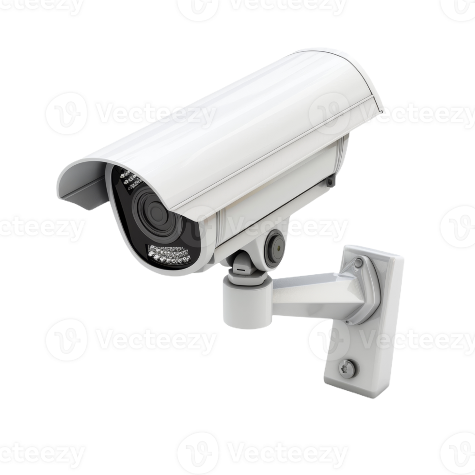 CCTV Camera With Infrared Night Vision on Isolated Background. Surveillance Concept png