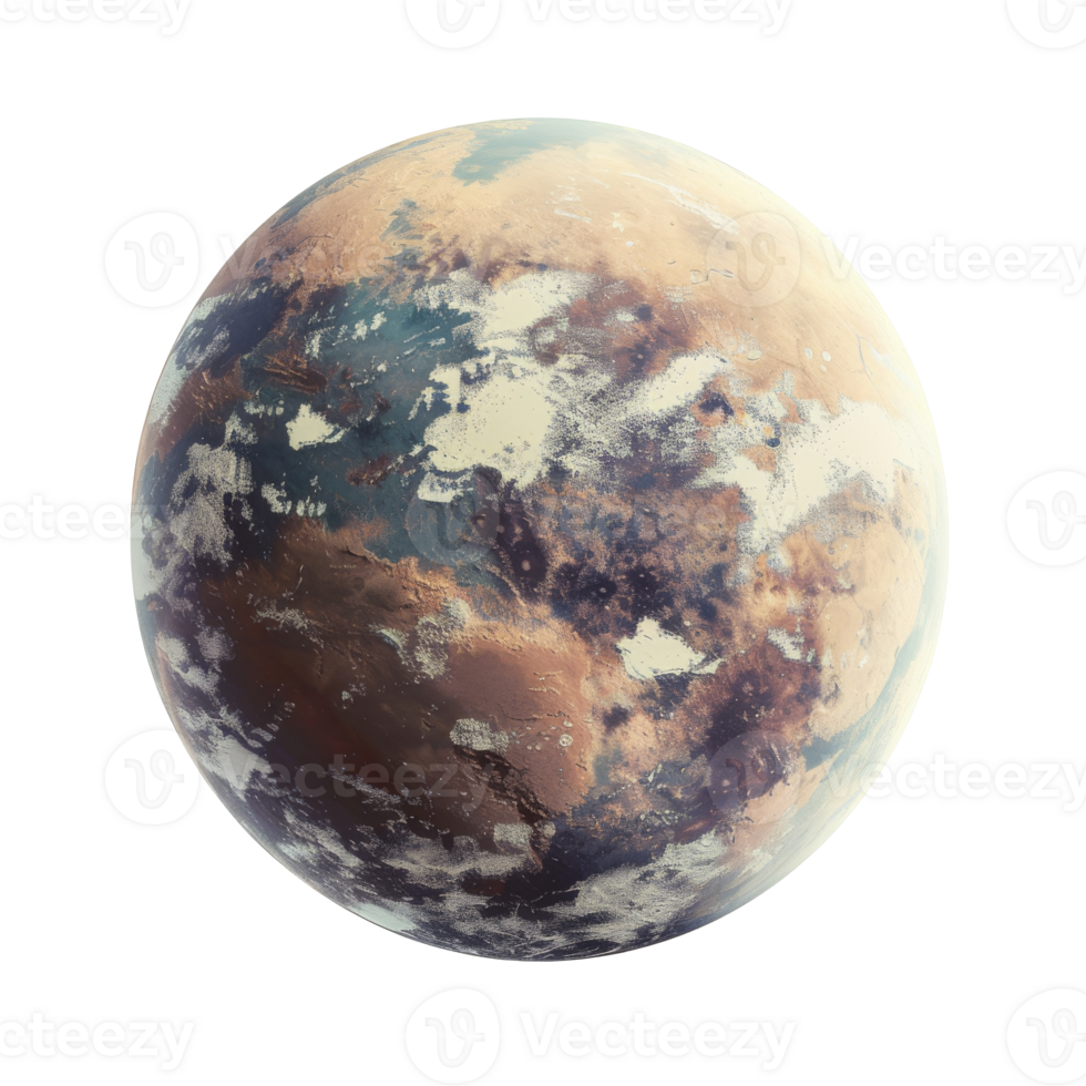 Planet On Isolated Background, Astronomy Illustration png