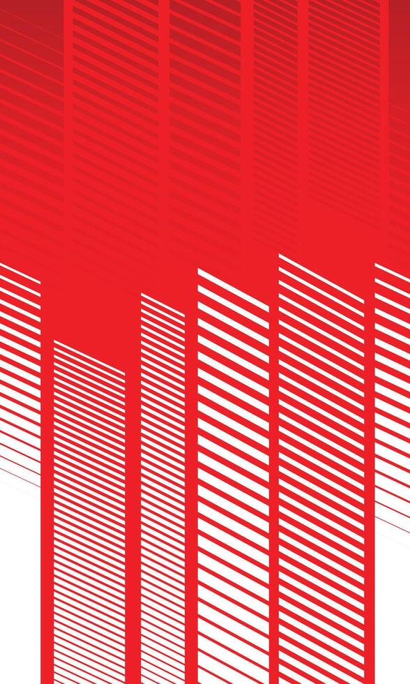 Red and white abstract geometric stripes pattern wallpaper for sublimation jersey vector