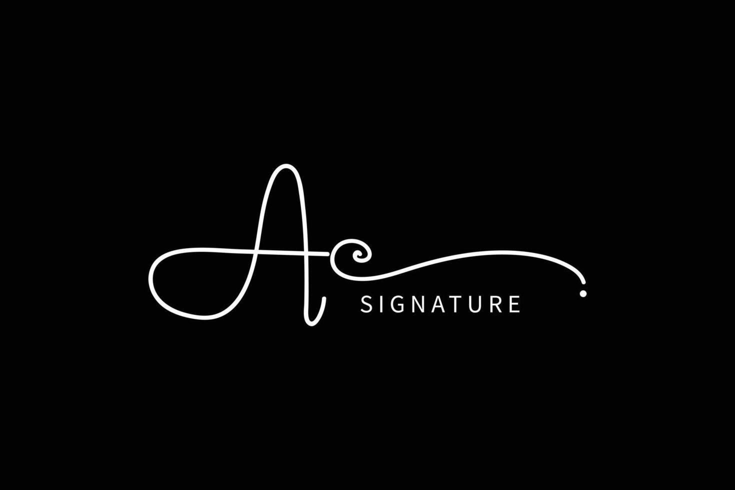 Ac initials Handwriting signature logo. AB Hand drawn Calligraphy lettering . Ac letter real estate, beauty, photography letter logo design vector