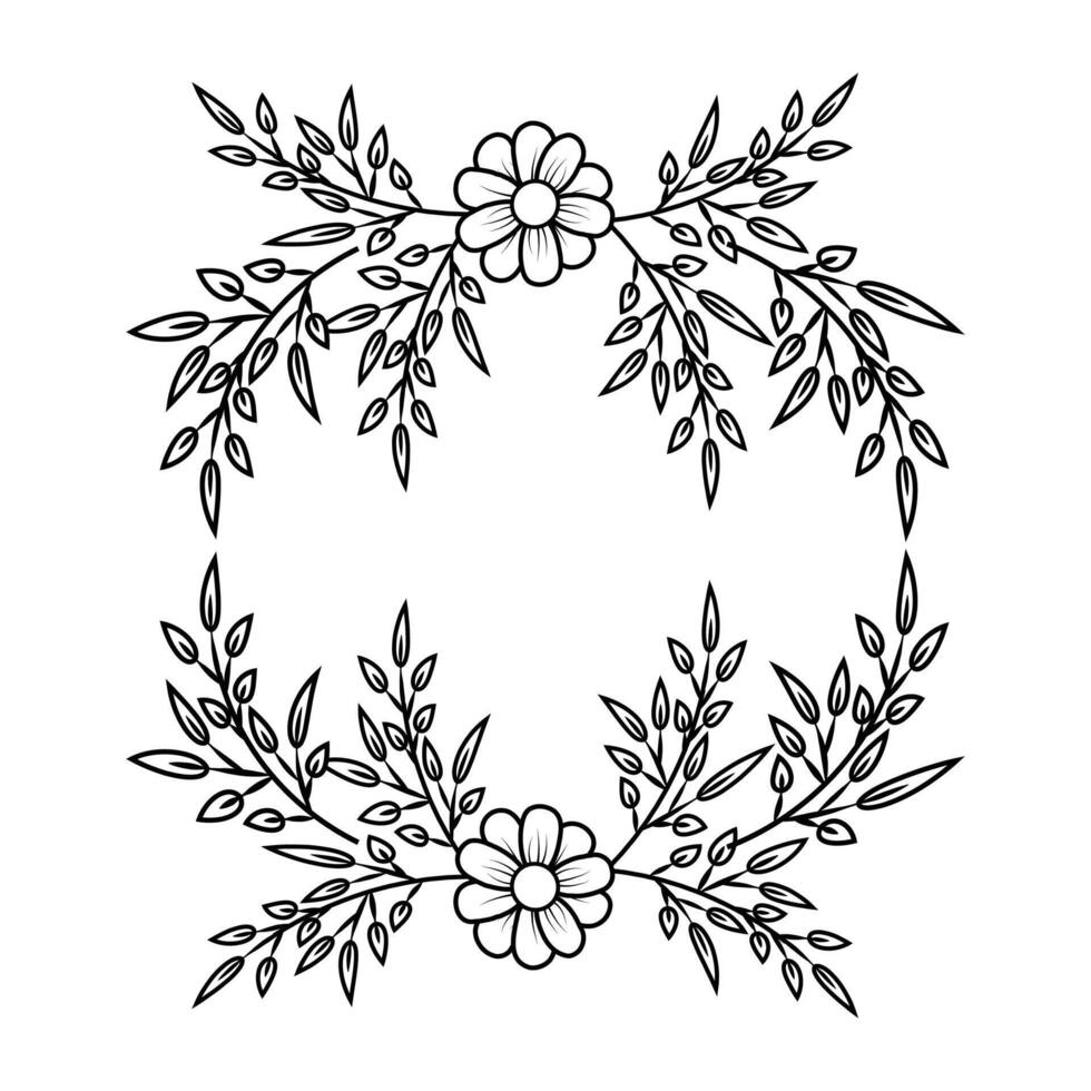 Hand made doodle art design vector