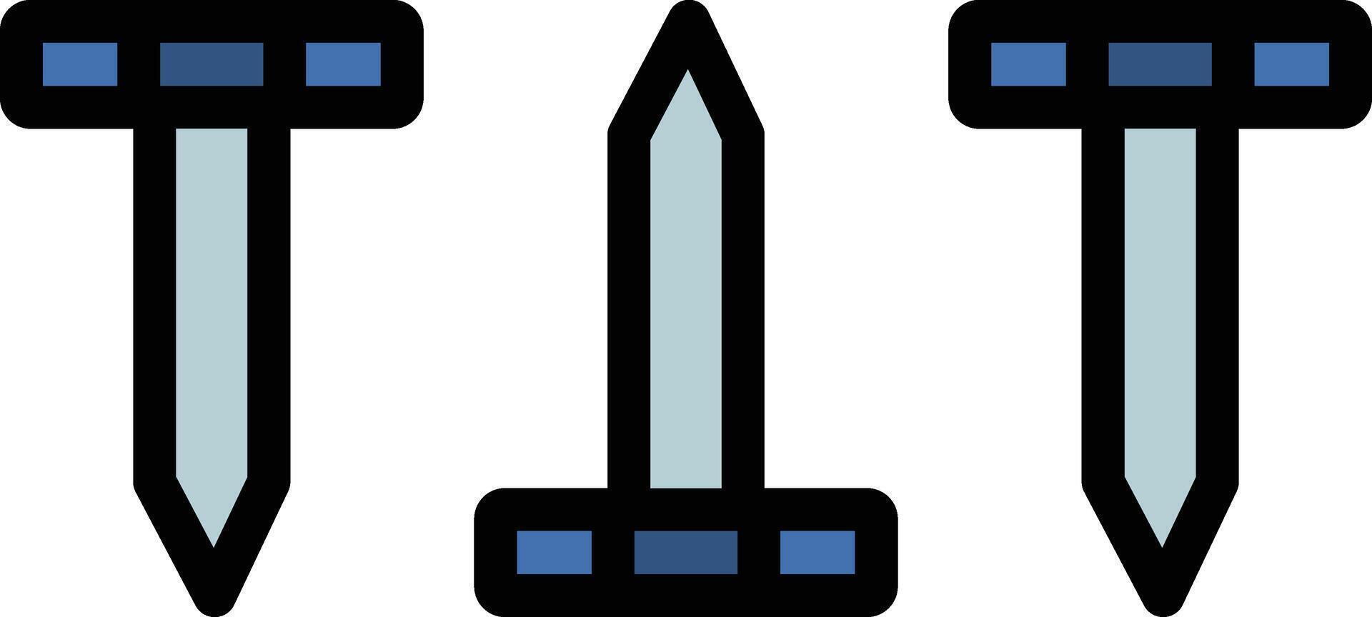 Nails Glyph Icon Design vector