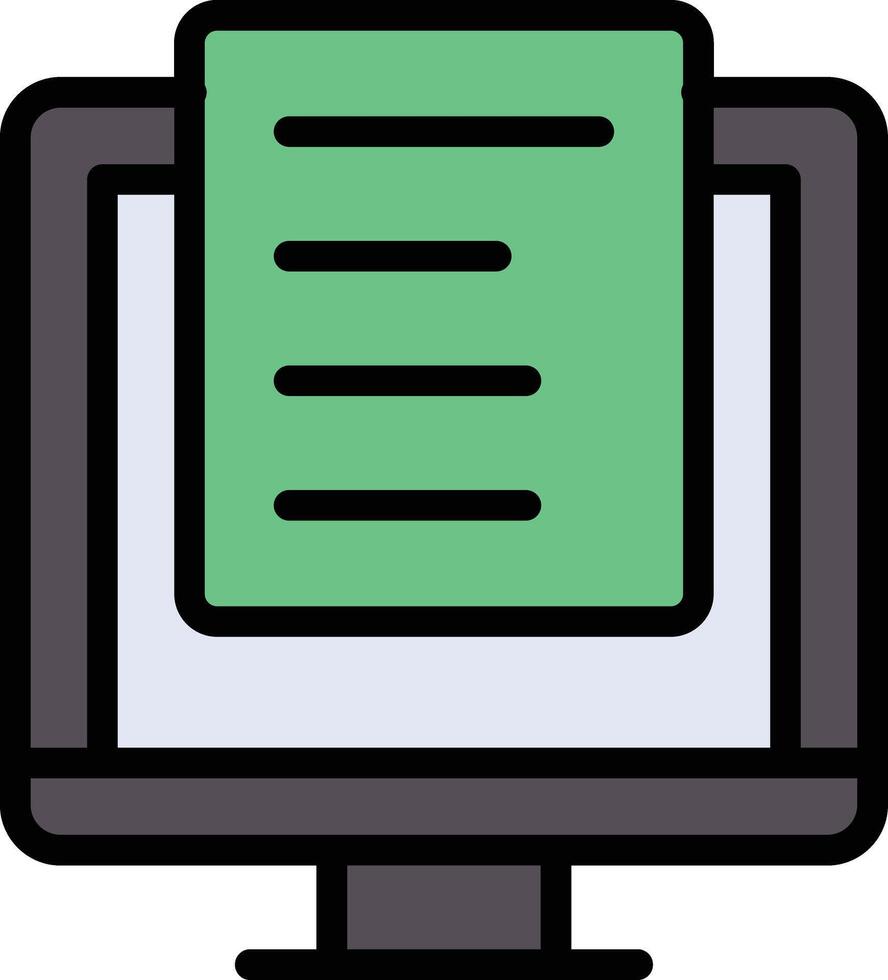File Glyph Icon Design vector