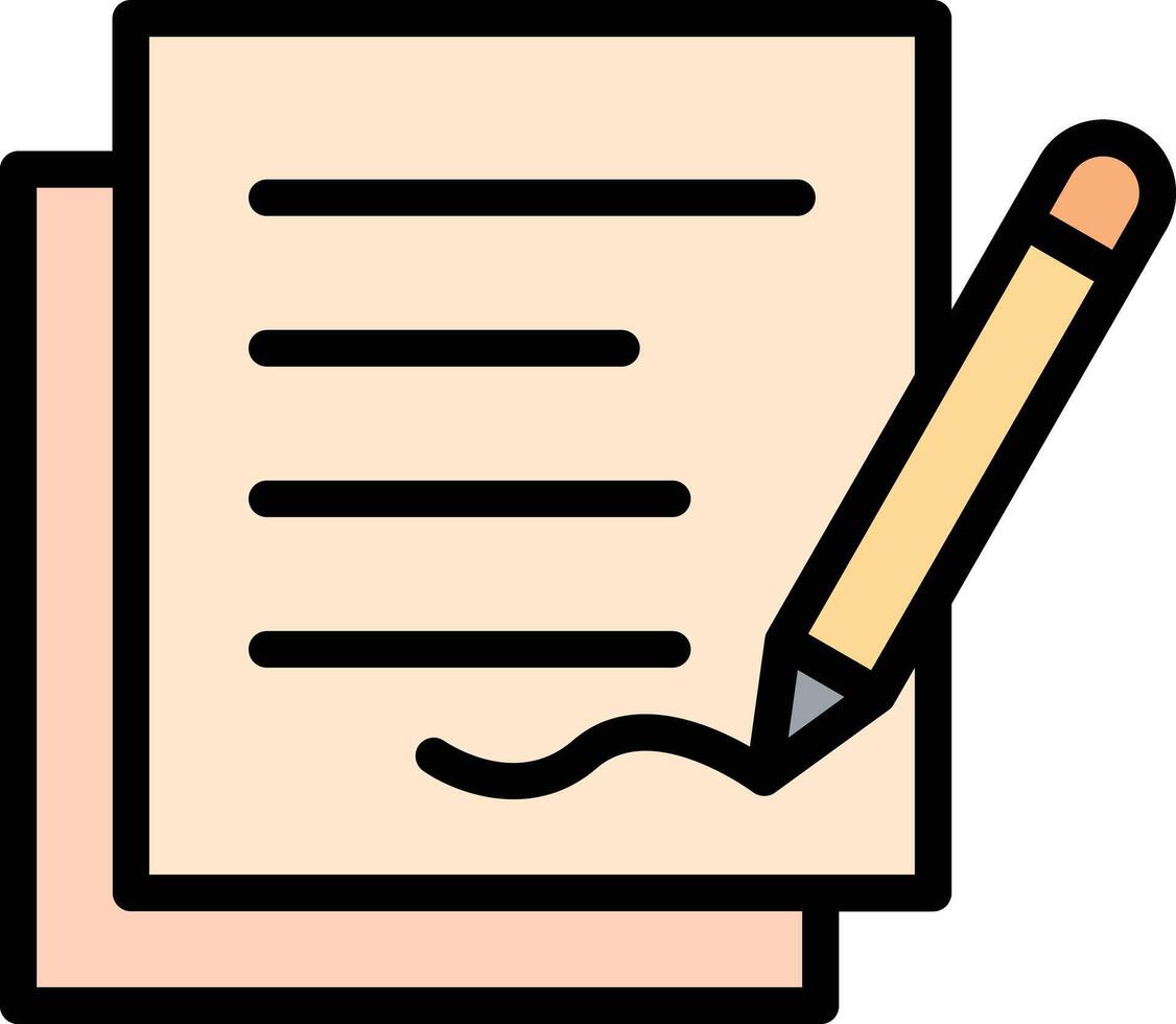 Agreement Glyph Icon Design vector