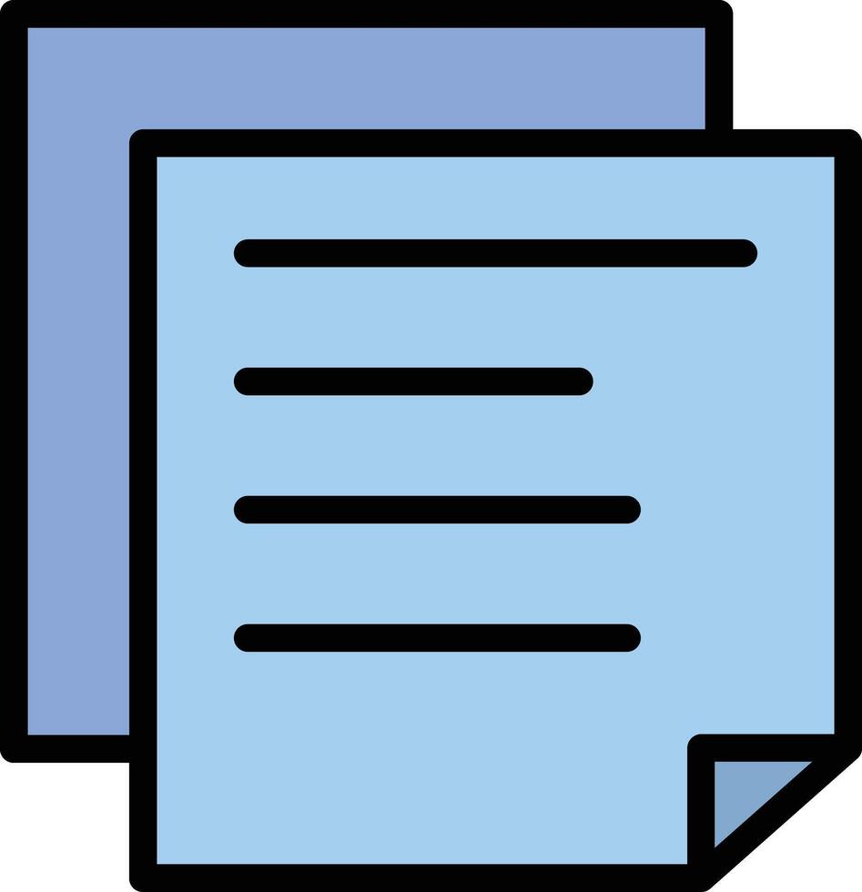 Note Glyph Icon Design vector