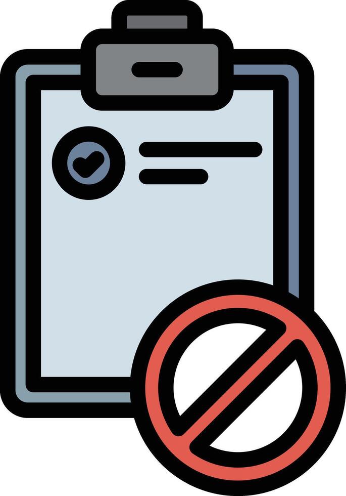 Prohibition Glyph Icon Design vector