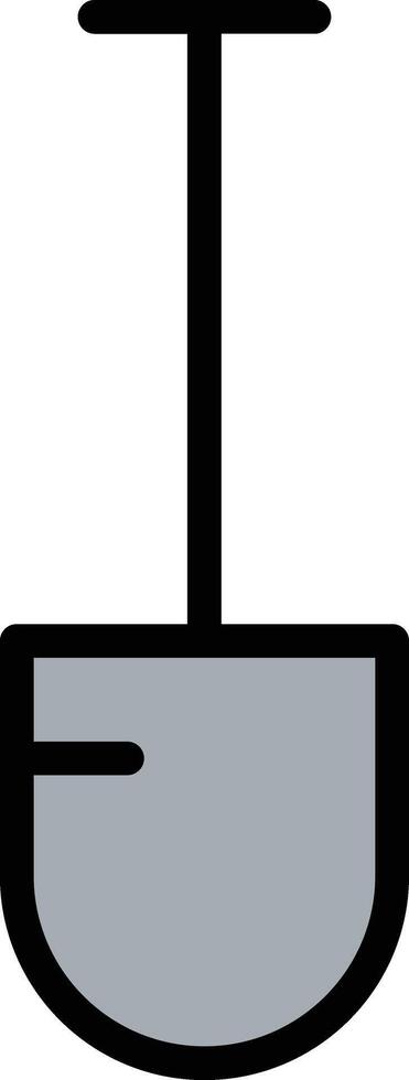 Shovel Glyph Icon Design vector