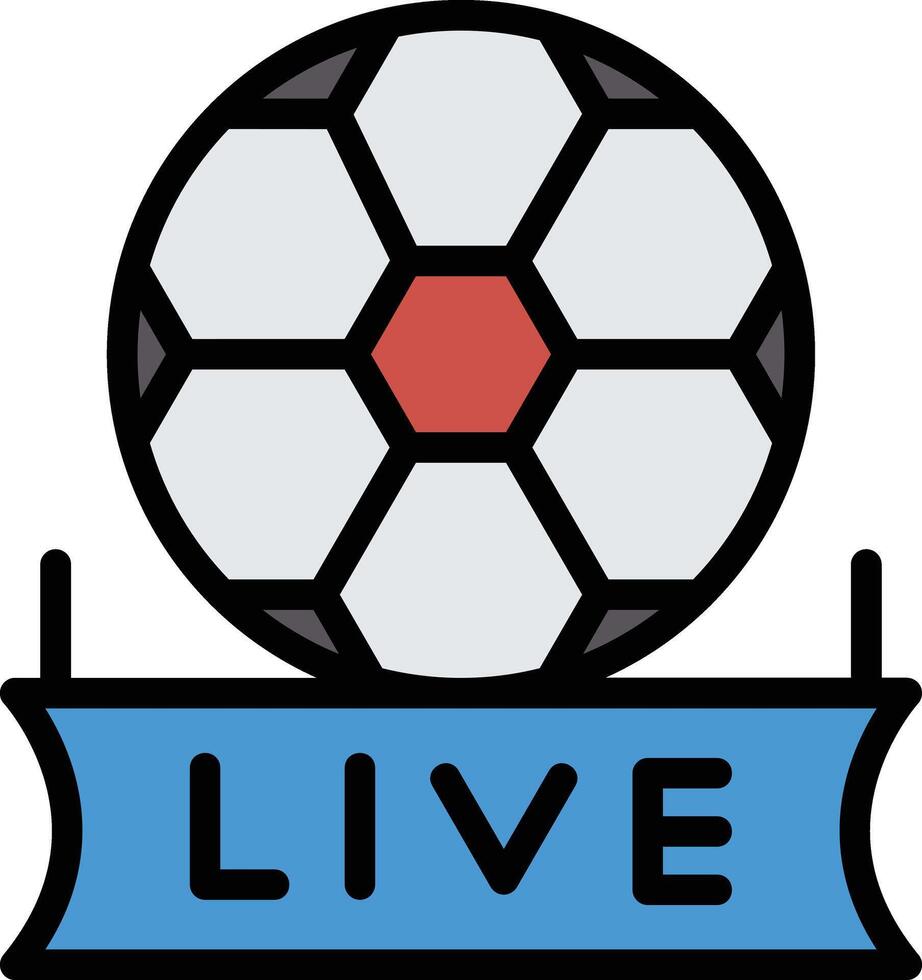 Live Glyph Icon Design vector