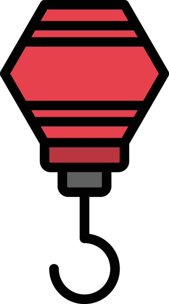Crane Glyph Icon Design vector