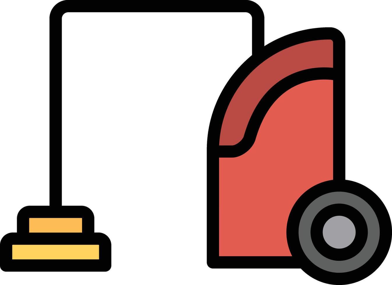 Vacuum Cleaner Glyph Icon Design vector
