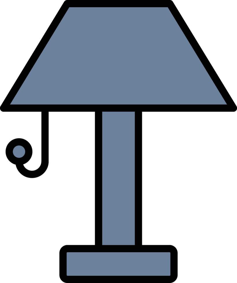 Lamp Glyph Icon Design vector