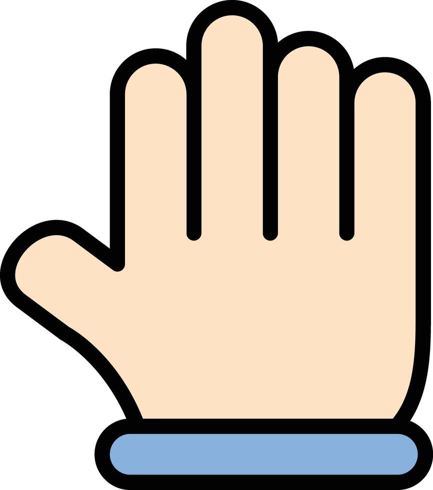Gloves Glyph Icon Design vector
