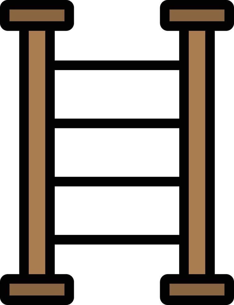 Ladder Glyph Icon Design vector
