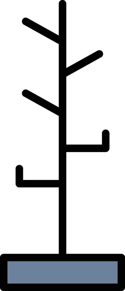 Hat Stand Glyph Icon Design vector