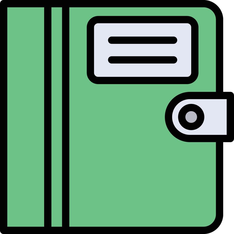 Journal Glyph Icon Design vector
