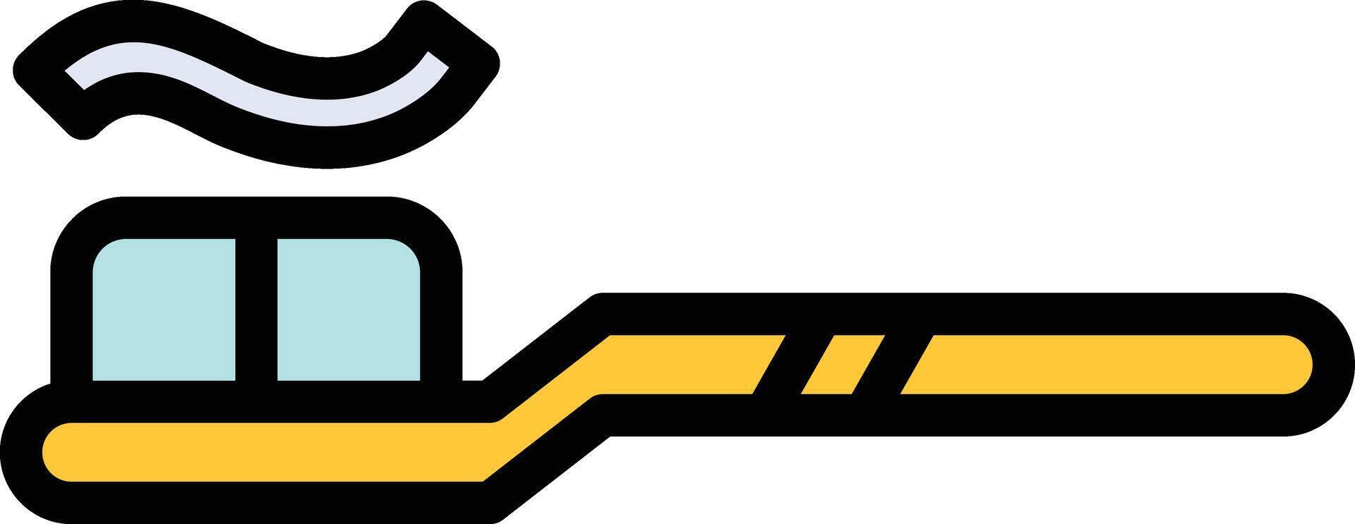 Tooth Brush Glyph Icon Design vector
