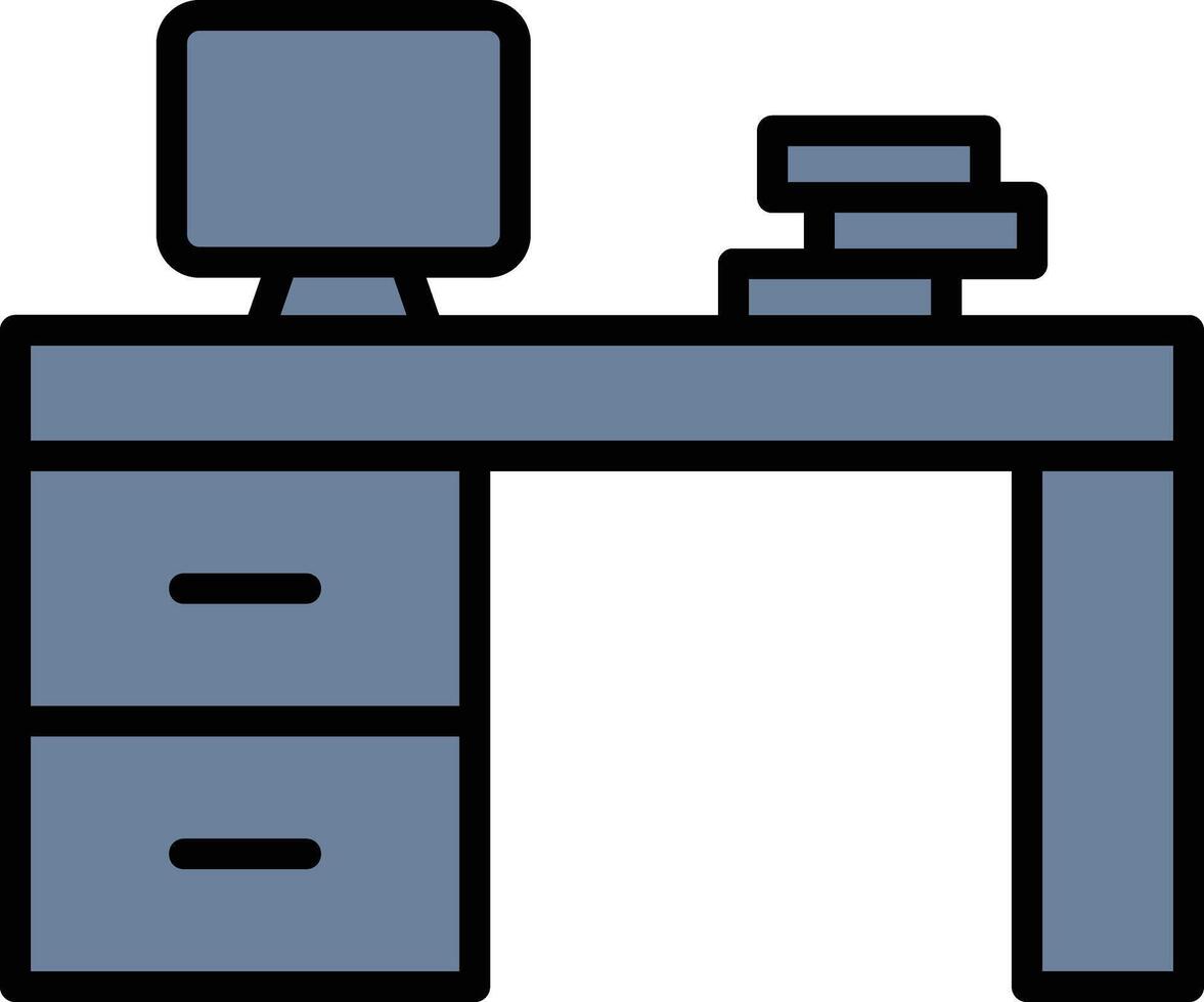 Workspace Glyph Icon Design vector