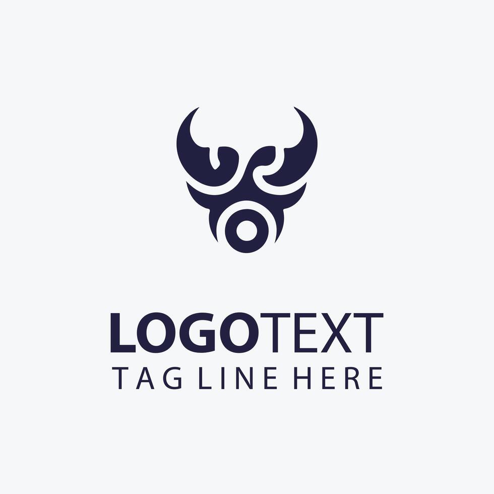 A striking tribal inspired logo vector