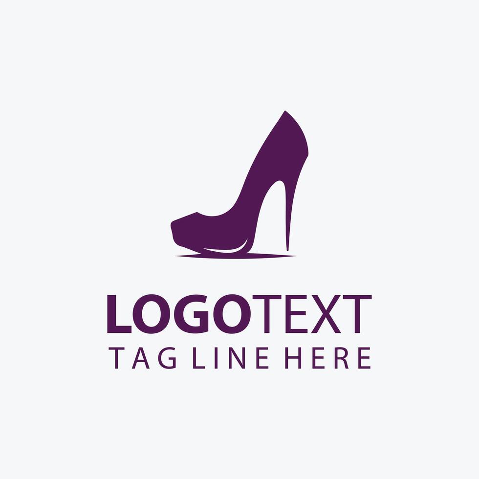 Stylish boot logo vector