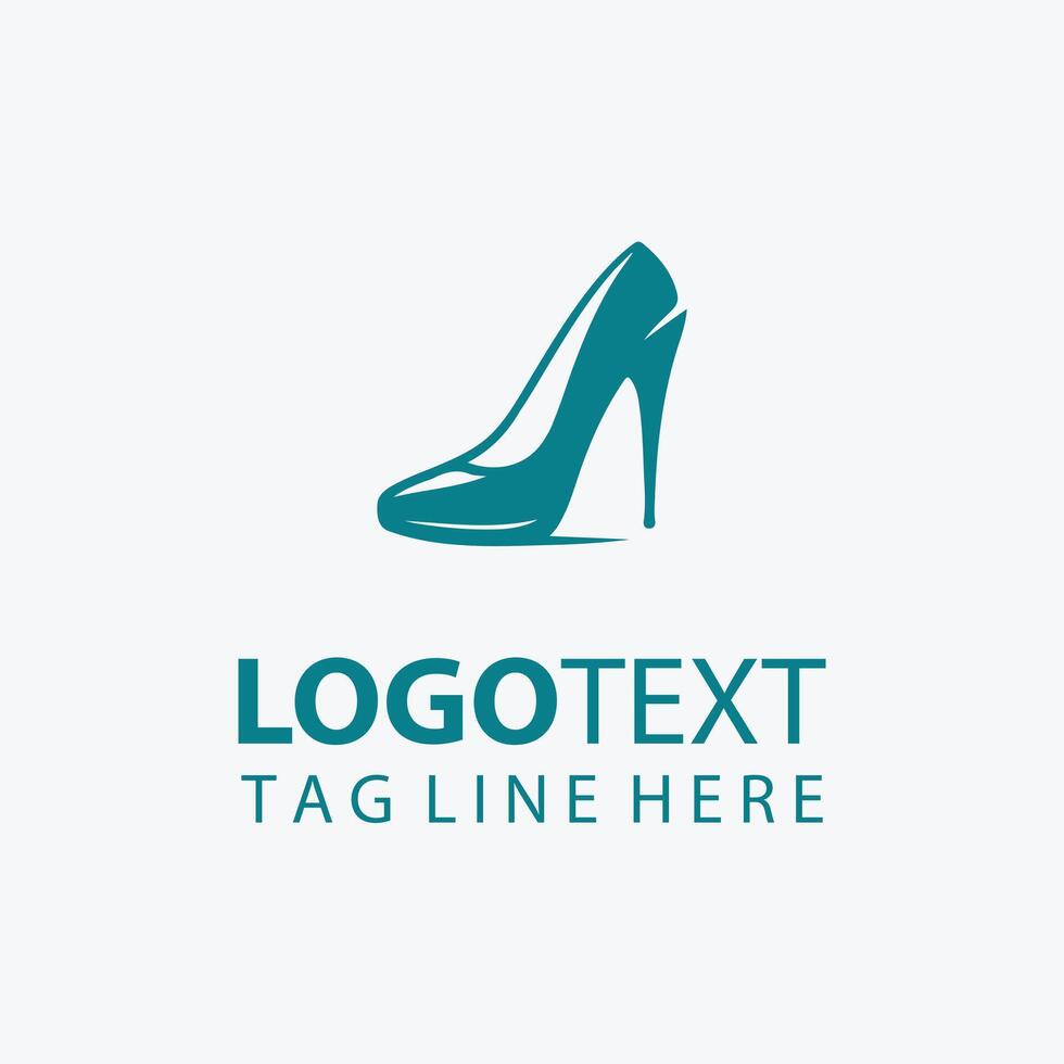 Elegant Purple High Heel Shoe vector