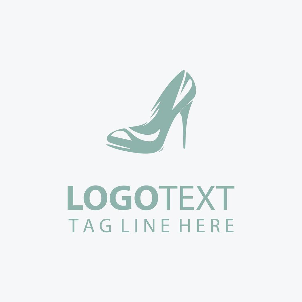 Elegant High Heel Shoe vector